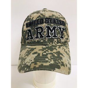 United States Army Digital Camo Camouflage Adjustable Hat